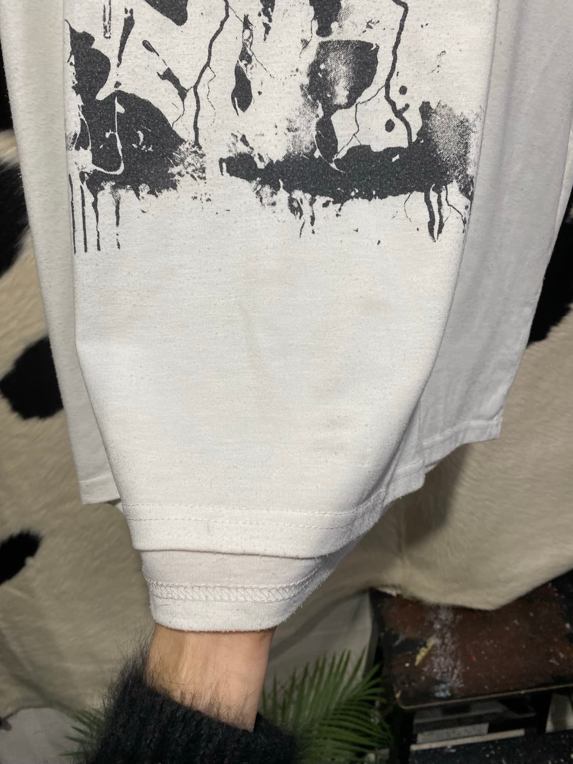 Japanese vtg 락 프린팅 오버핏 티셔츠 상품이미지6