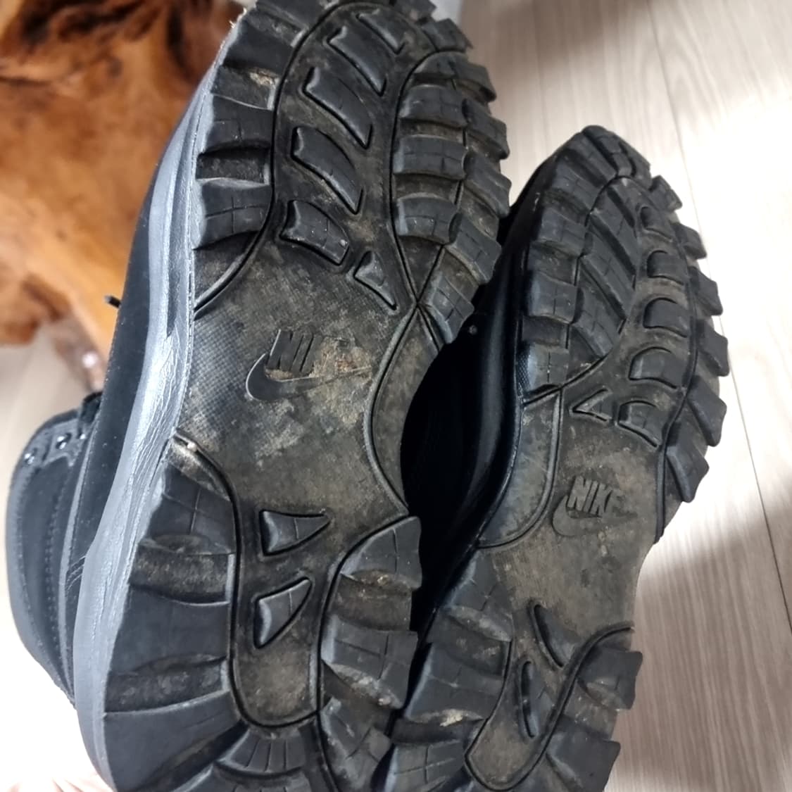 나이키 마노아 블랙 하이탑 운동화(270-275) 상품이미지4