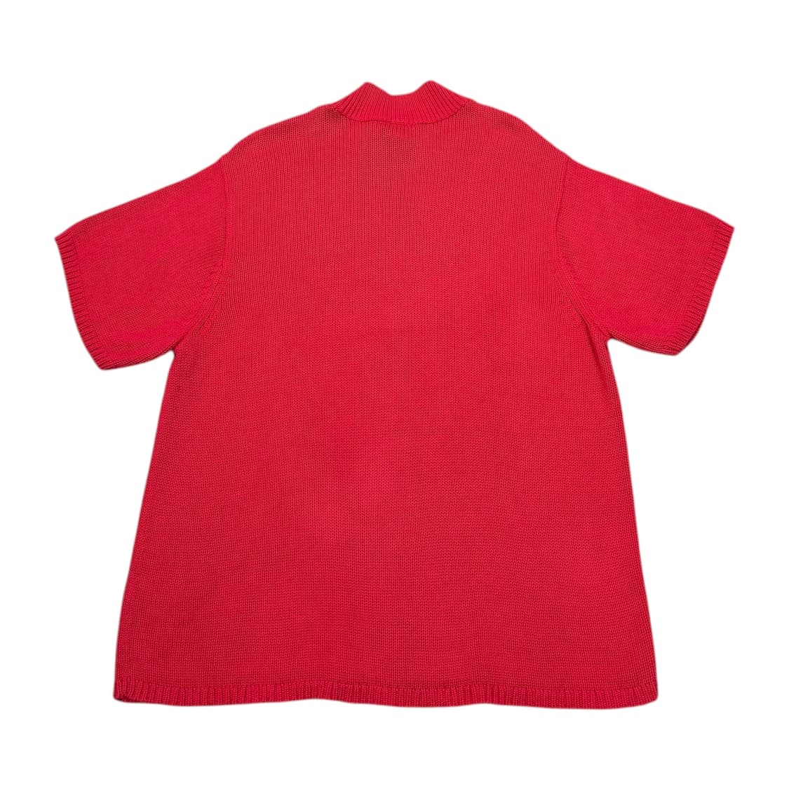 아디다스 빅 트레포일 목폴라 반팔니트 레드 XL 105 상품이미지3