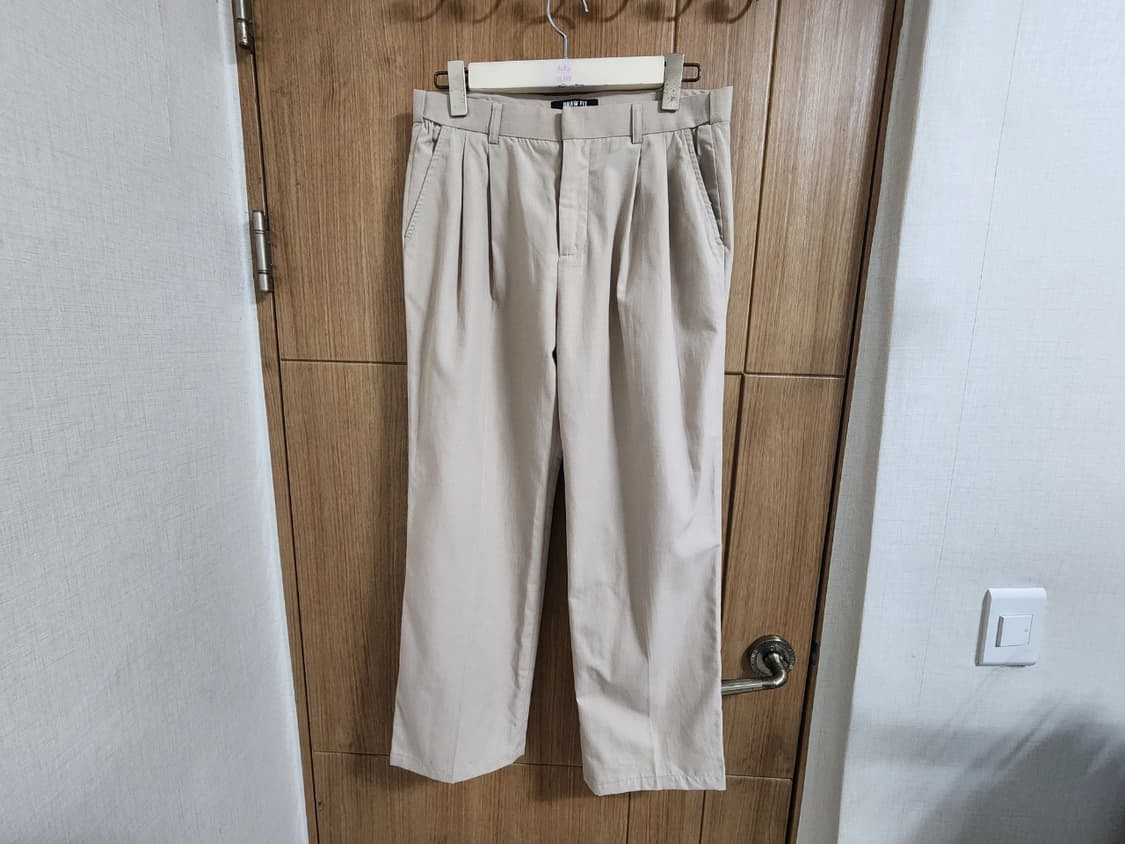 (M)드로우핏 히든밴딩 핀턱 린넨 팬츠 상품이미지1