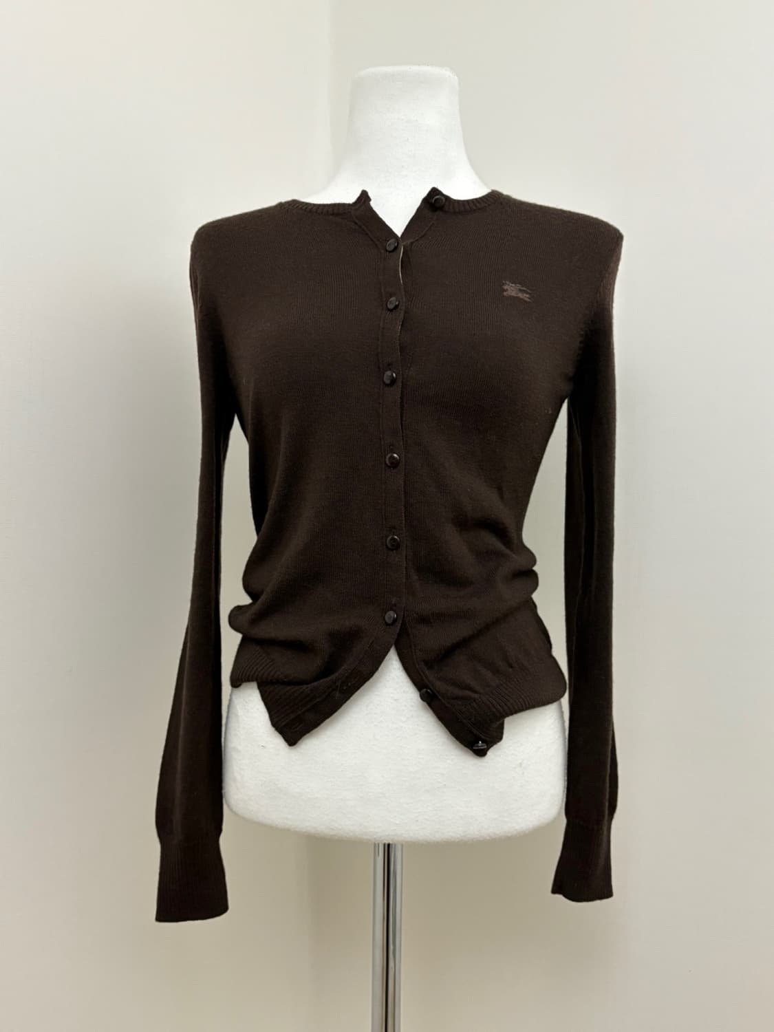 버버리 블루라벨 브라운 가디건 상품이미지2