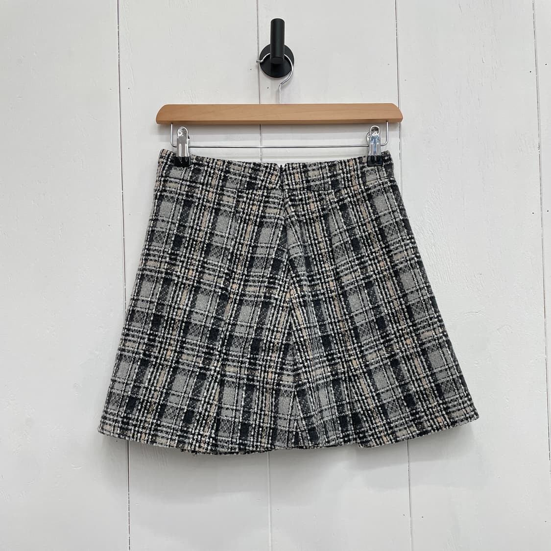 제로플래닛(ZERO PLANET) 트위드 체크 미니 스커트 상품이미지5