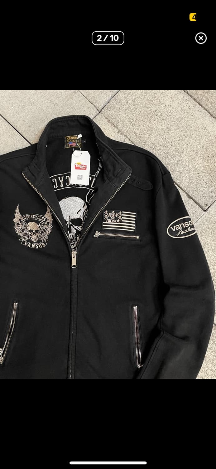 밴슨 모터사이클 코튼 자켓 상품이미지2