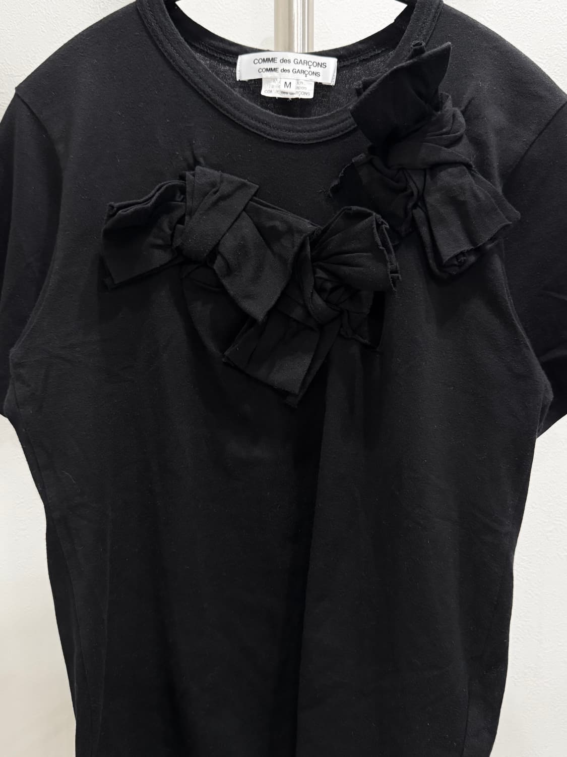 꼼데가르송 꼼꼼 14ss 리본 티셔츠 상품이미지2