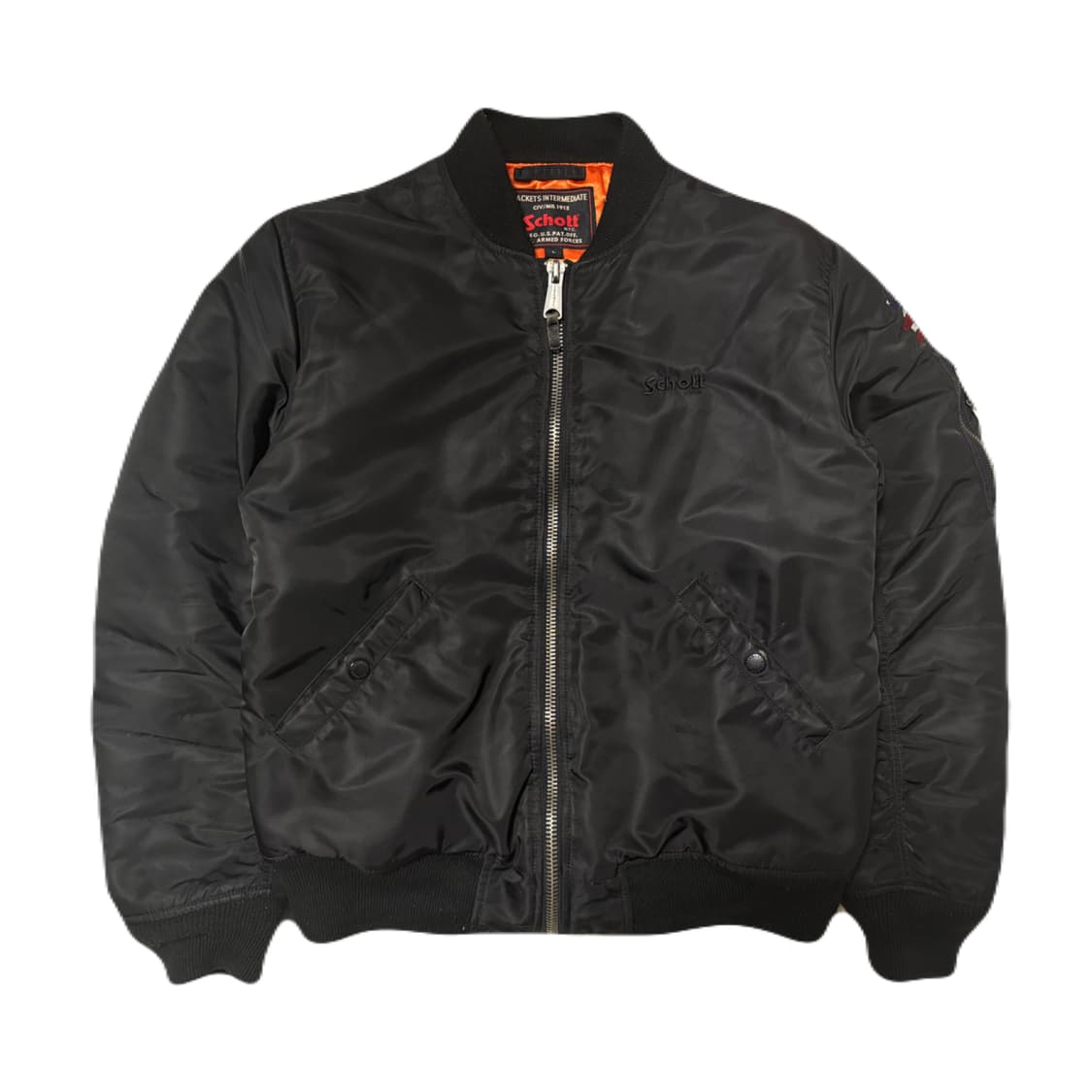 빈티지 schott ma-1 성조기 자수 항공점퍼 봄버자켓  상품이미지1