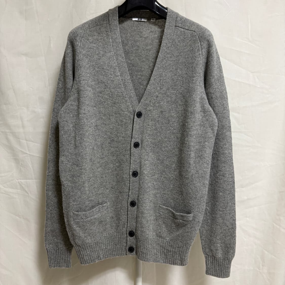 유니클로 램스울 가디건 / 그레이, L 상품이미지1