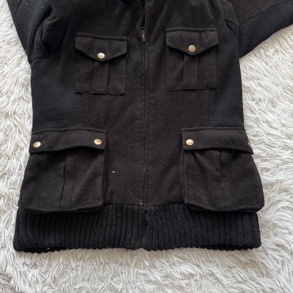 CHIC 일본빈티지 y2k 펄 후드 점퍼 y2k후드집업 F 44 상품이미지6