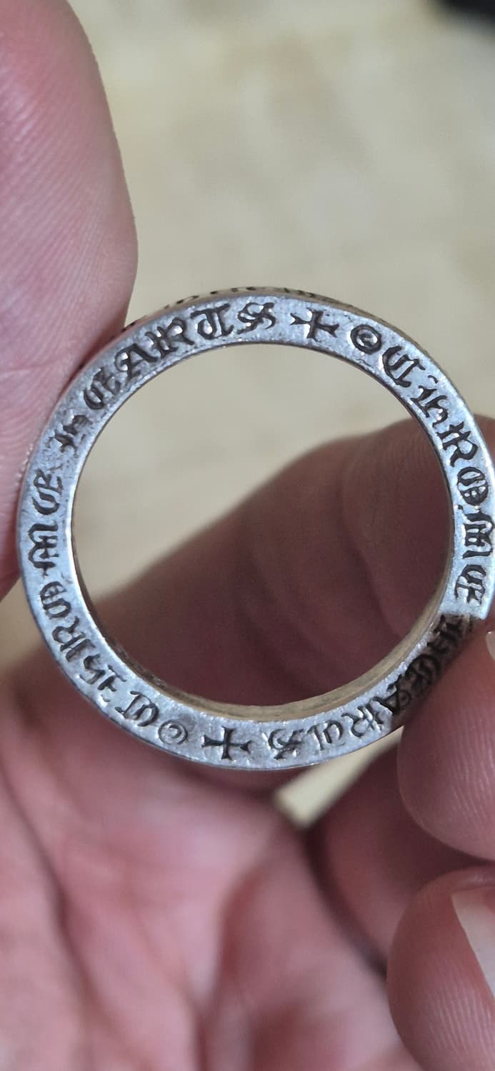 (US11) 크롬하츠 퍽유링 3mm 상품이미지3