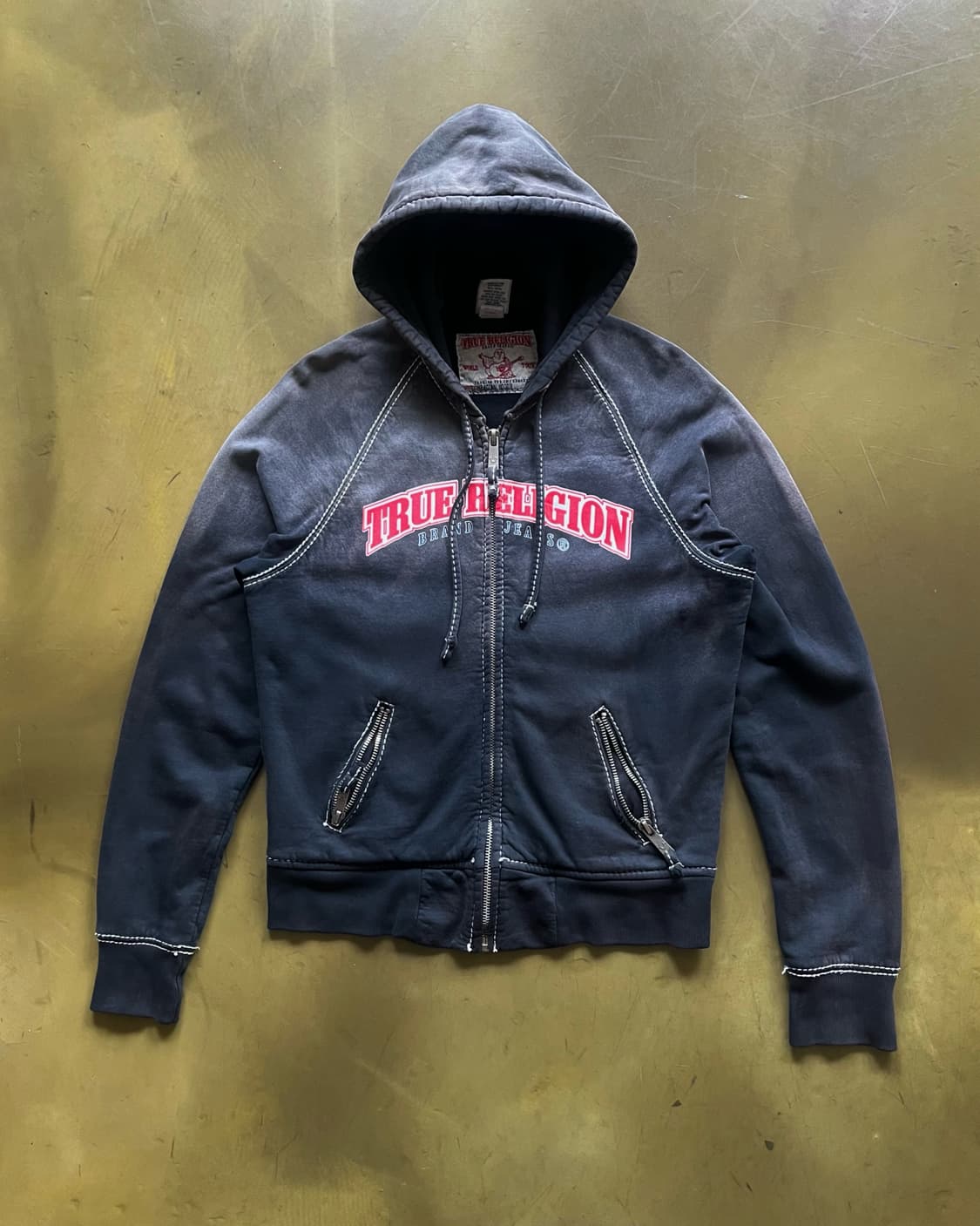 90-00s True Religion USA Hood Zip-up JK 상품이미지4