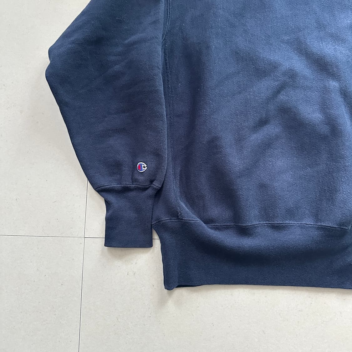 90s 챔피온 리버스위브 네이비 후드티 (M) MADE IN USA 상품이미지9