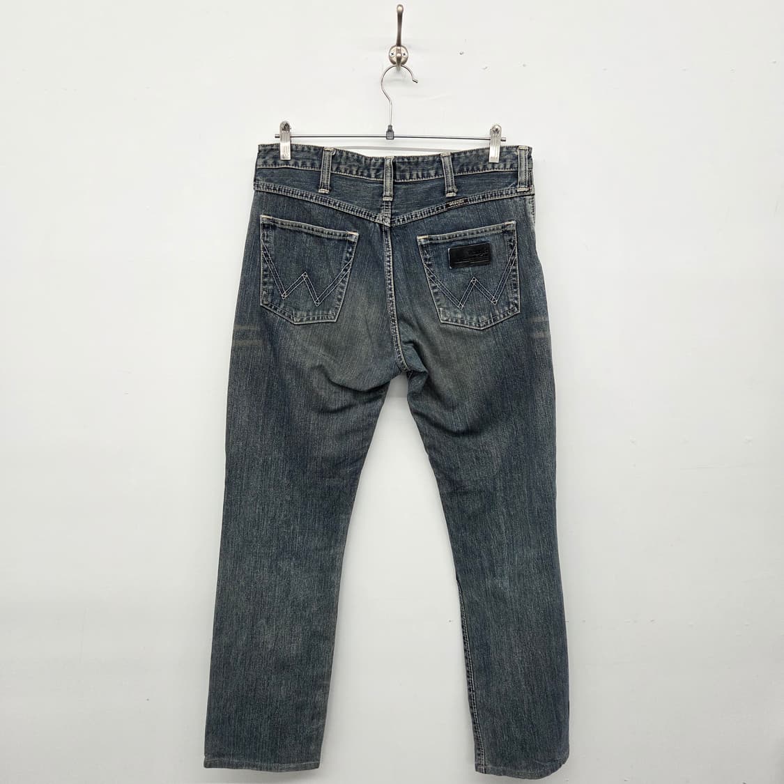 랭글러 데님 청바지 빈티지 워싱진 허리32인치 상품이미지5