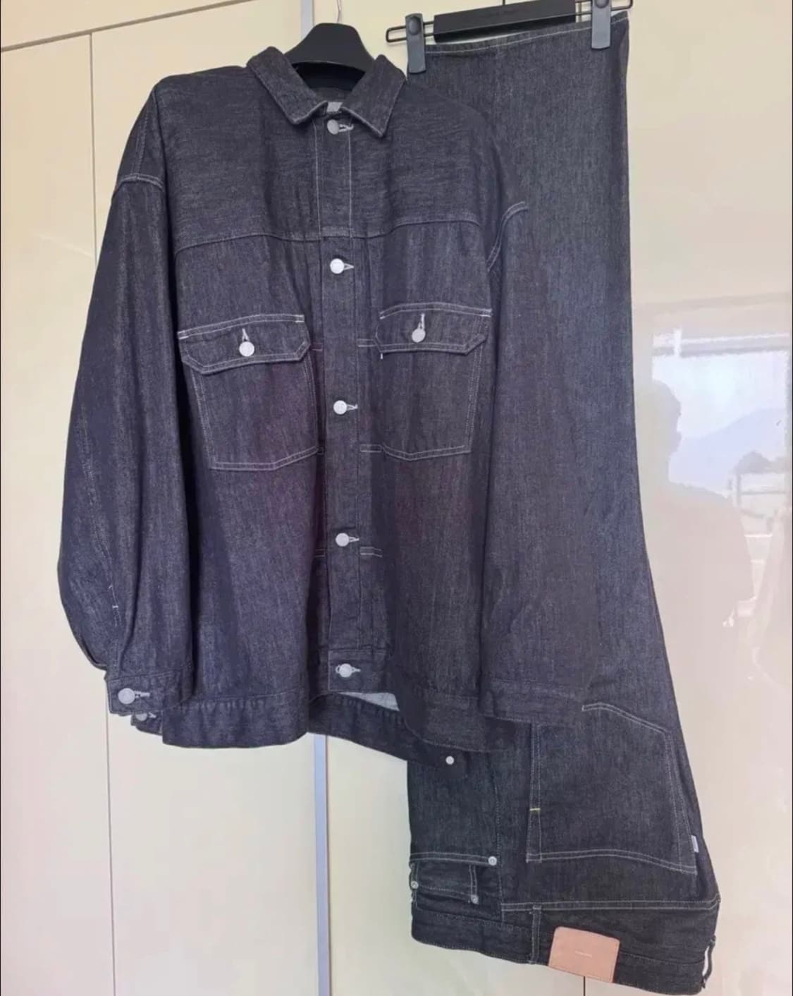 그라프페이퍼 컬래패스트 데님 셋업 상품이미지1