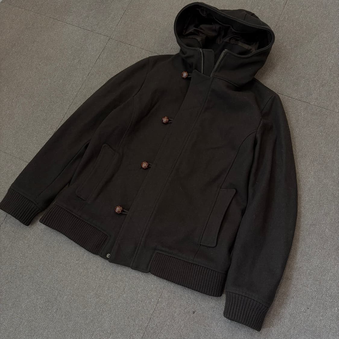 boycott japan 보이콧 울 후드 자켓  상품이미지1