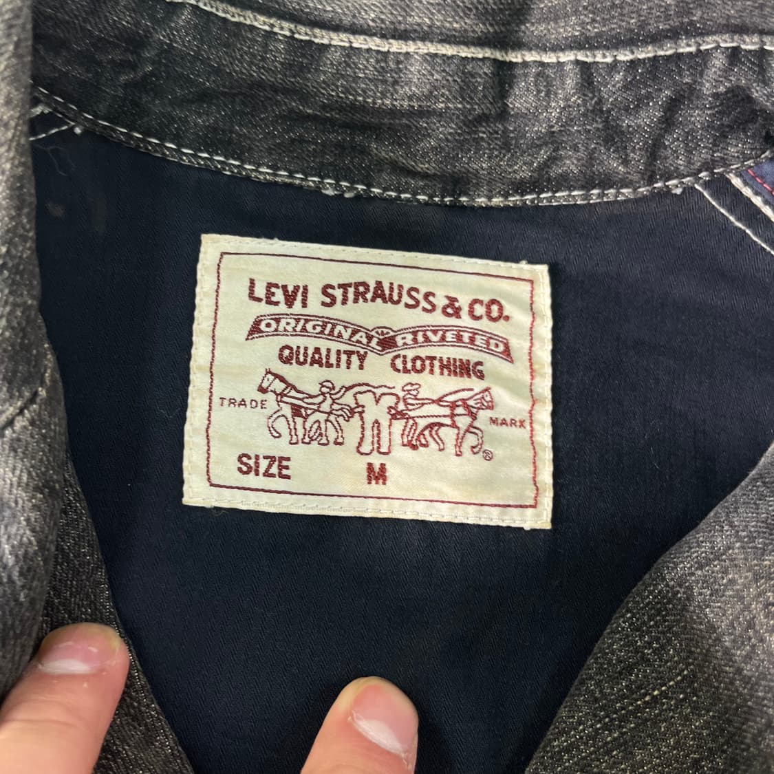 W100 리바이스 레드탭 웨스턴 데님 자켓 상품이미지3