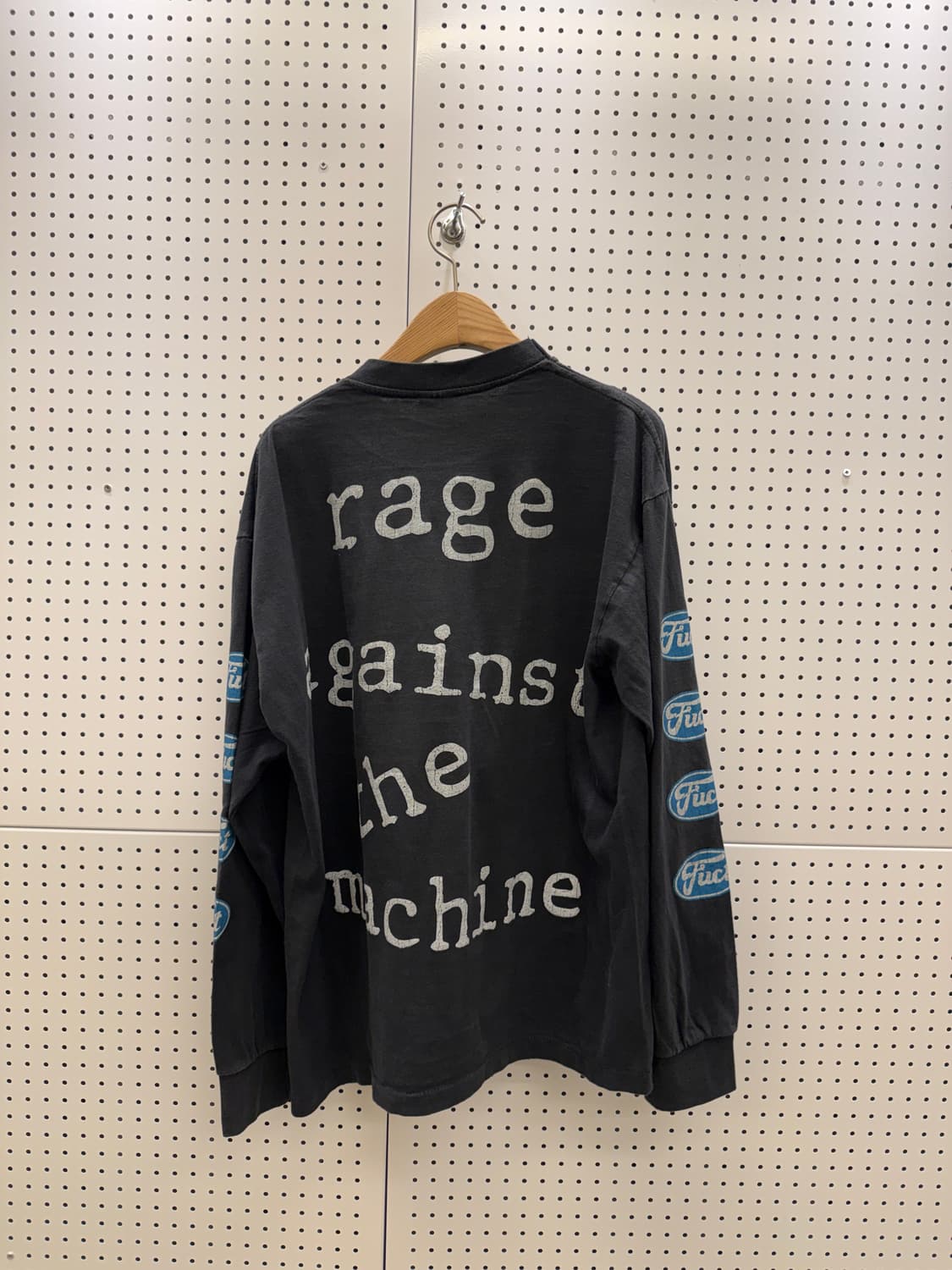 레이지 어게인스트 더 머신 × 퍼크트 협업 빈티지 롱슬리브 티셔츠 U12 상품이미지3