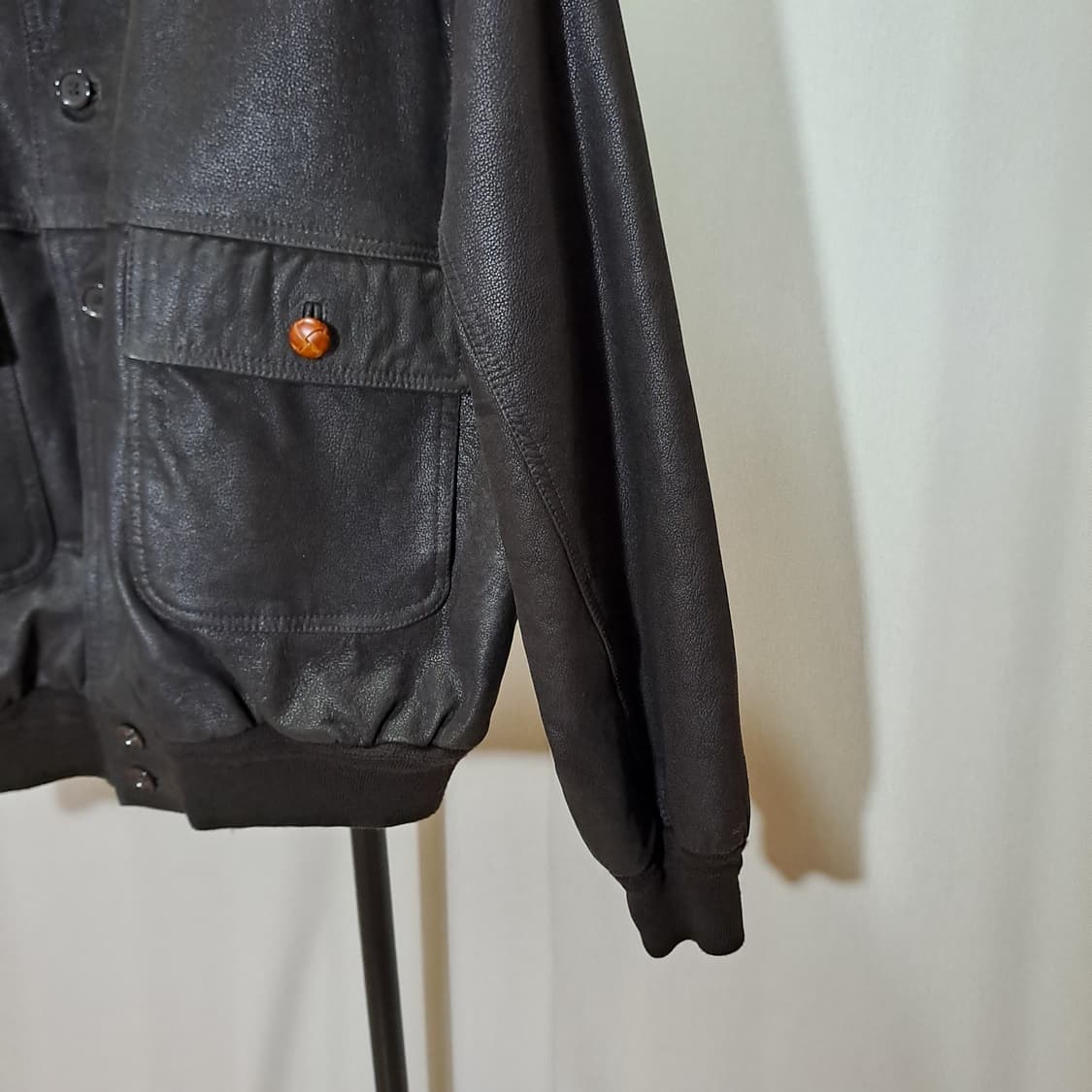 (택포) 메드 인 이태리 A-1 고트스킨 자켓 52 B334 상품이미지4