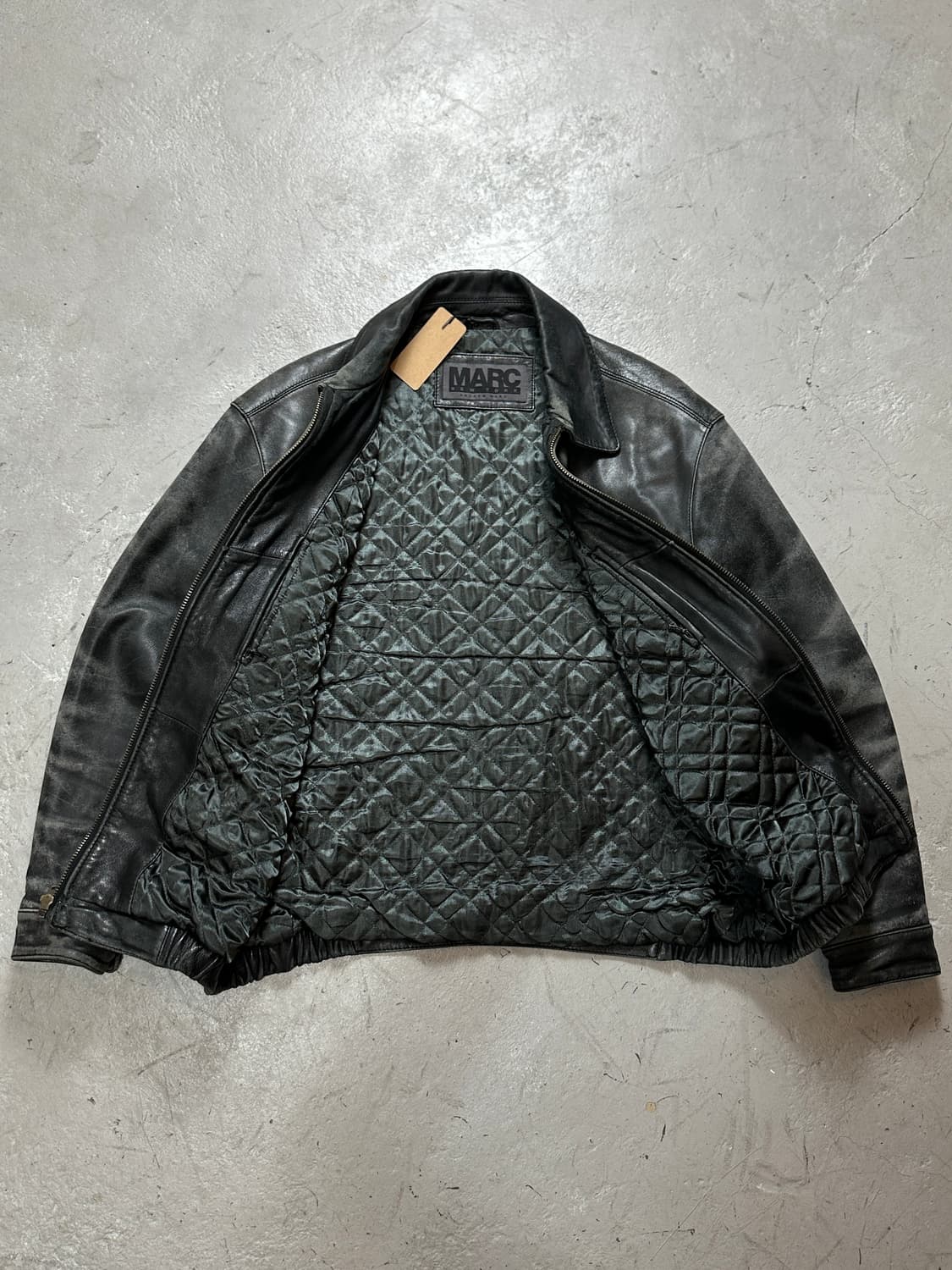 90's 빈티지 레더 봄버 자켓 빈티지 레더 자켓 상품이미지7