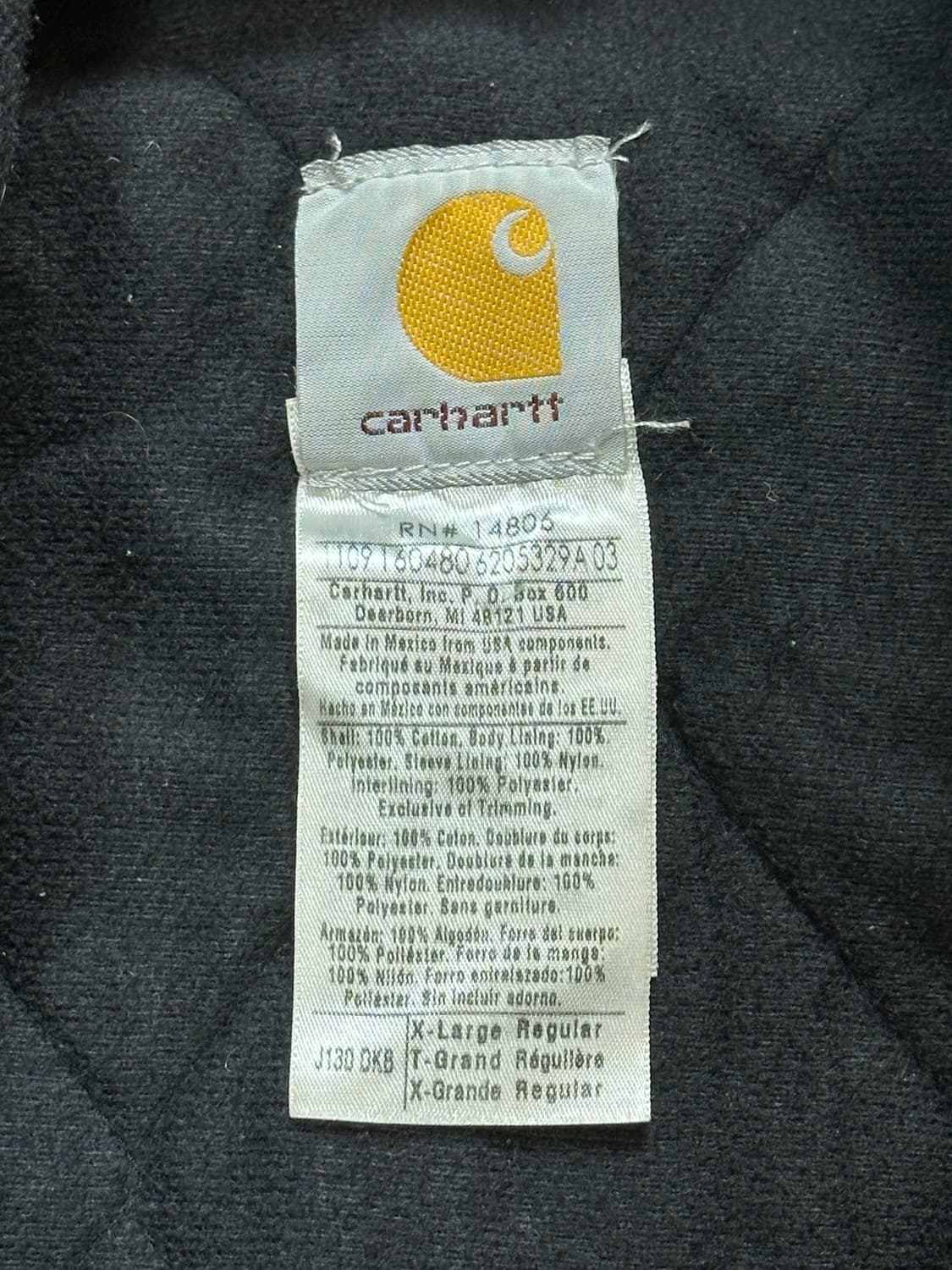 OG 칼하트 J130 액티브 자켓 칼하트 DKB 후드 자켓 상품이미지9