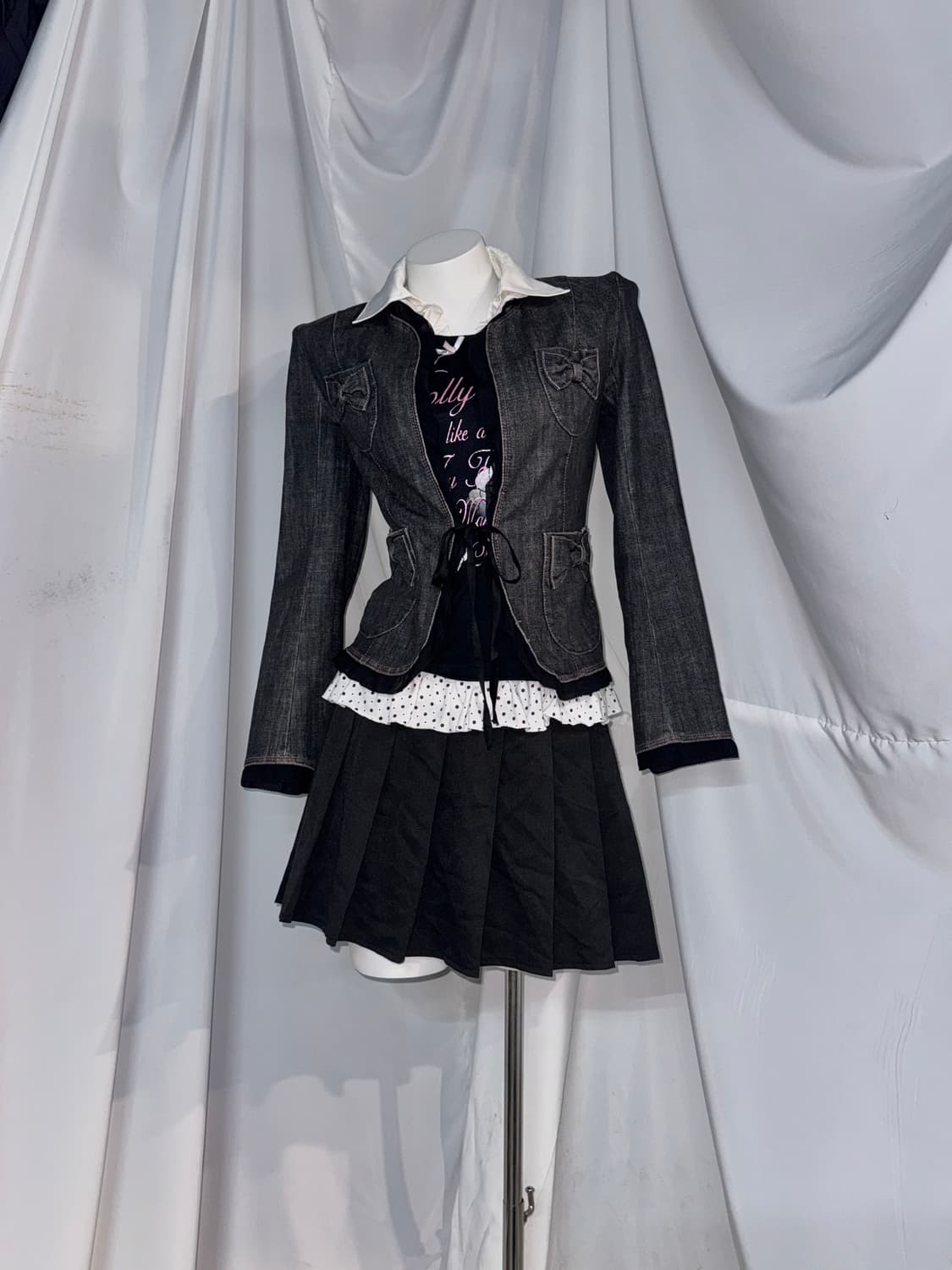 Dolly Ribbon 돌리리본 러블리 니혼진 프레피 코디세트  상품이미지6