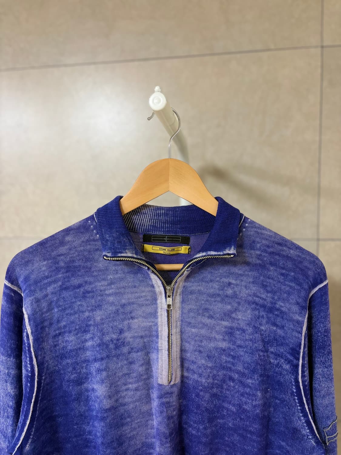 스톤아일랜드 니트 반집업 상품이미지3