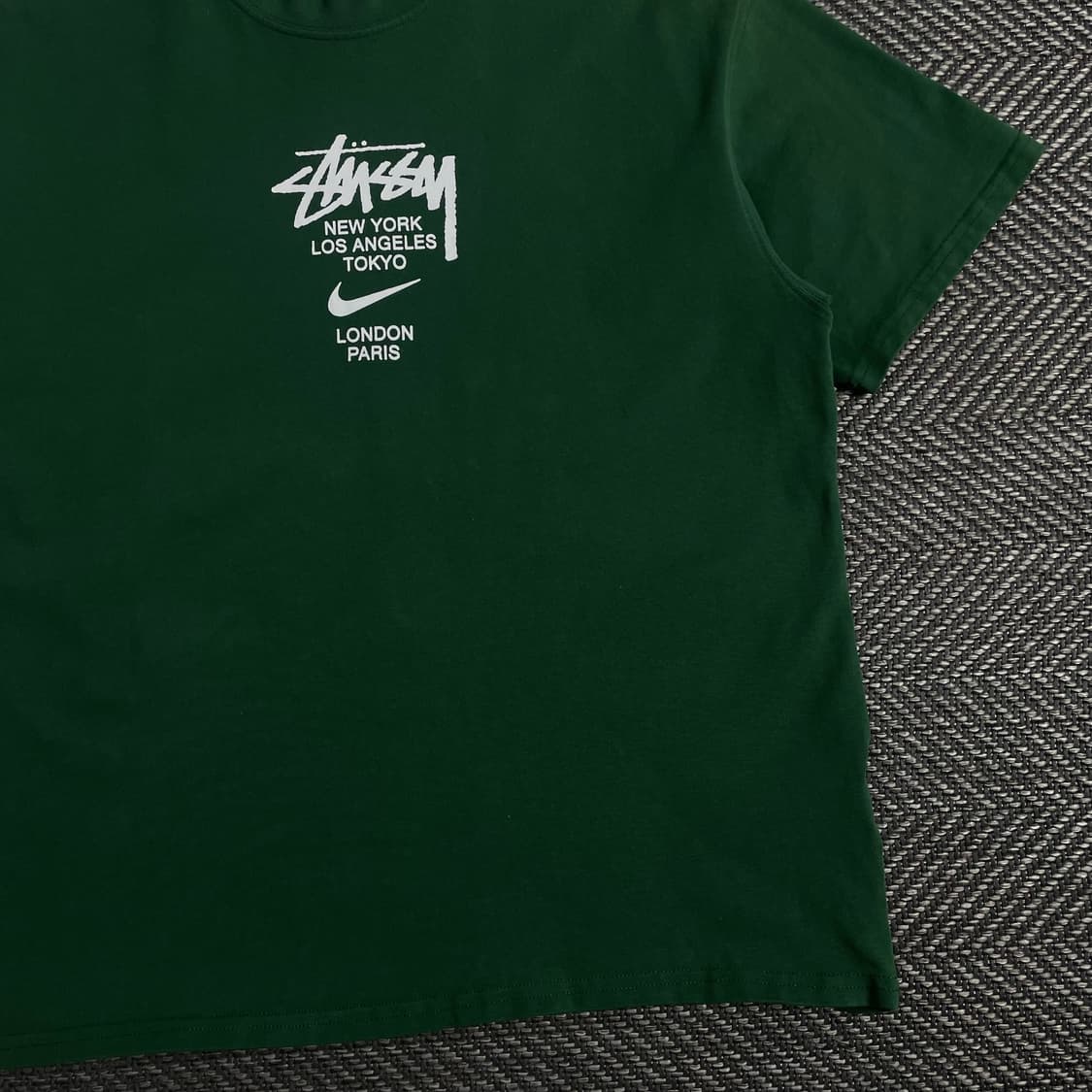 나이키 x 스투시 월드투어 티셔츠 그린y 3829 상품이미지3