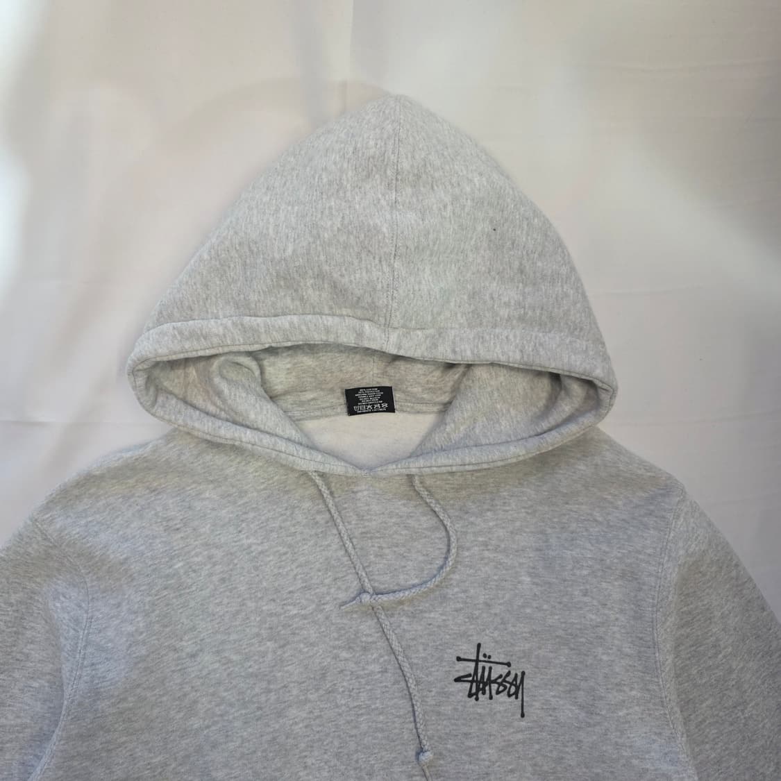 [M]스투시 스탁로고 베이직 후드티 상품이미지4