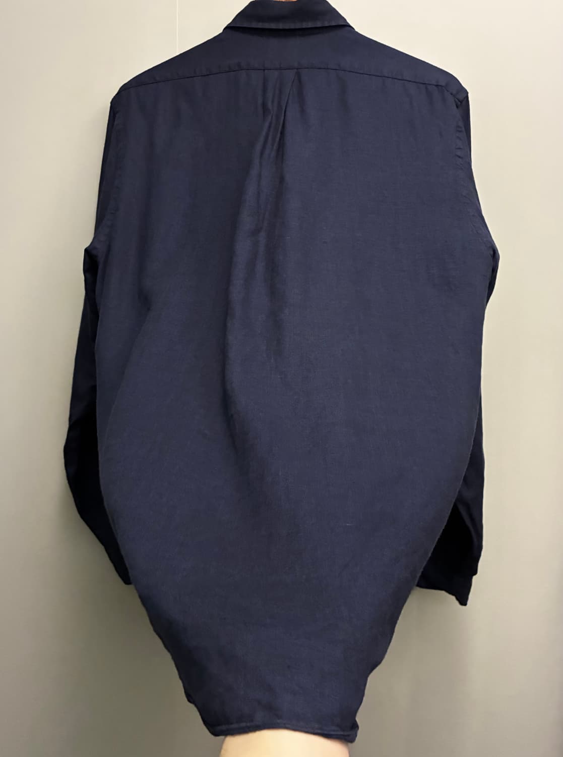 (M/100)브룩스브라더스 리젠트 네이비 버튼다운 포켓 리넨셔츠 상품이미지9