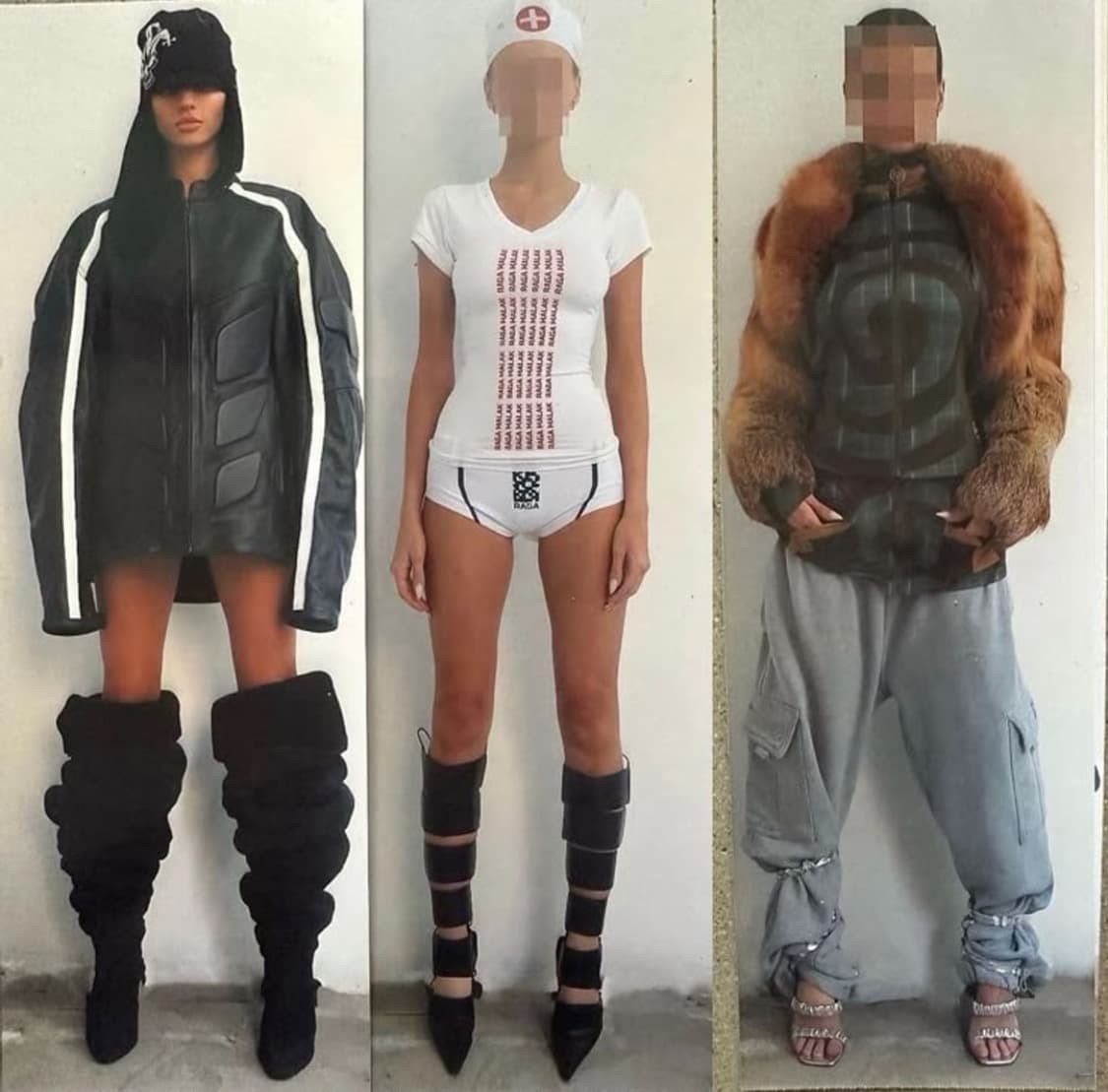 Raga malack 스테이업 레더 자켓 상품이미지2