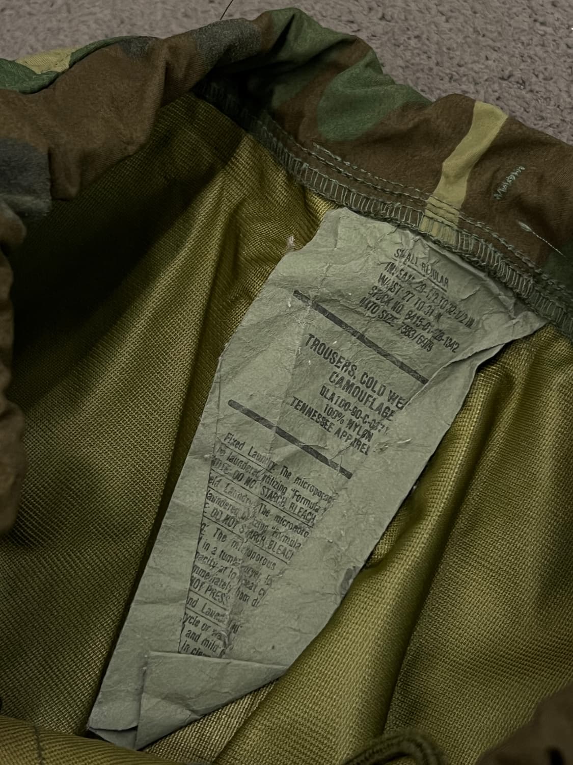 우드랜드 usa 나일론 스트링 팬츠 처분  상품이미지4