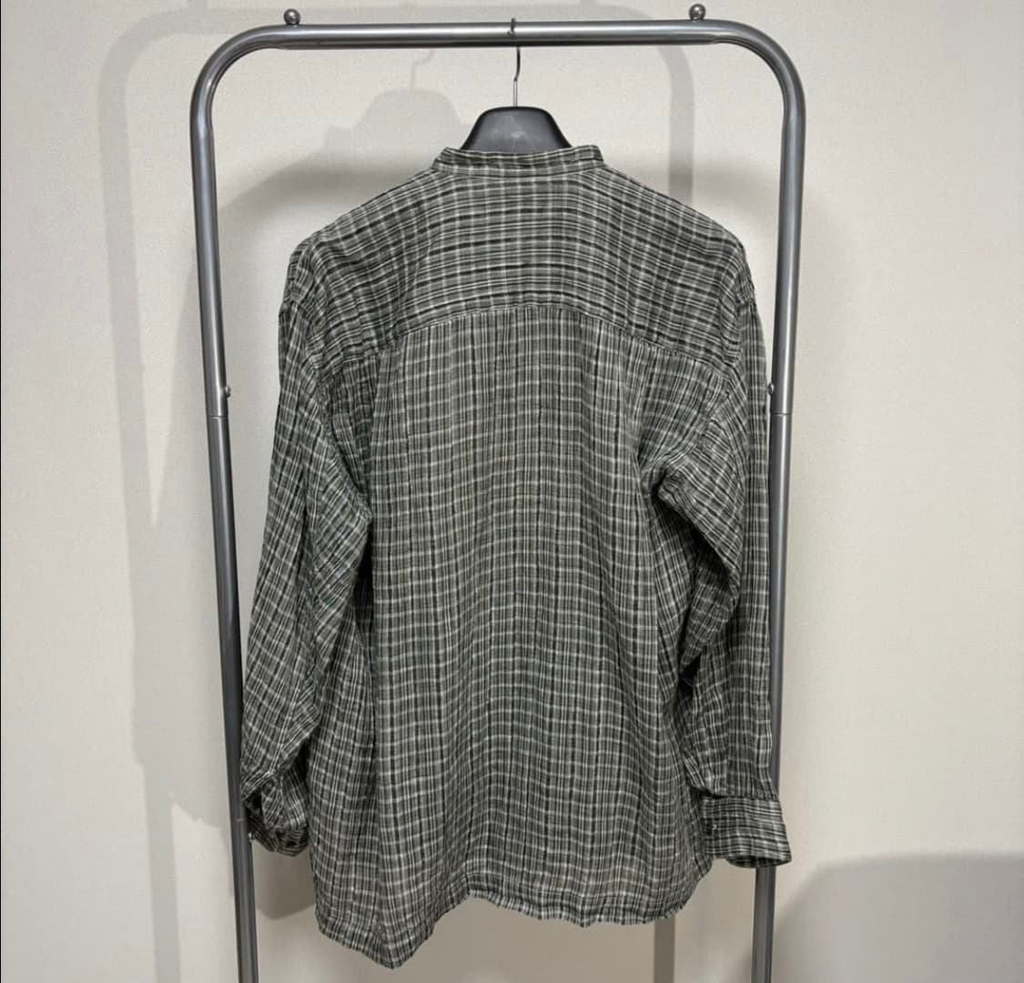 이세이미야케 맨 린넨 체크 셔츠 상품이미지2