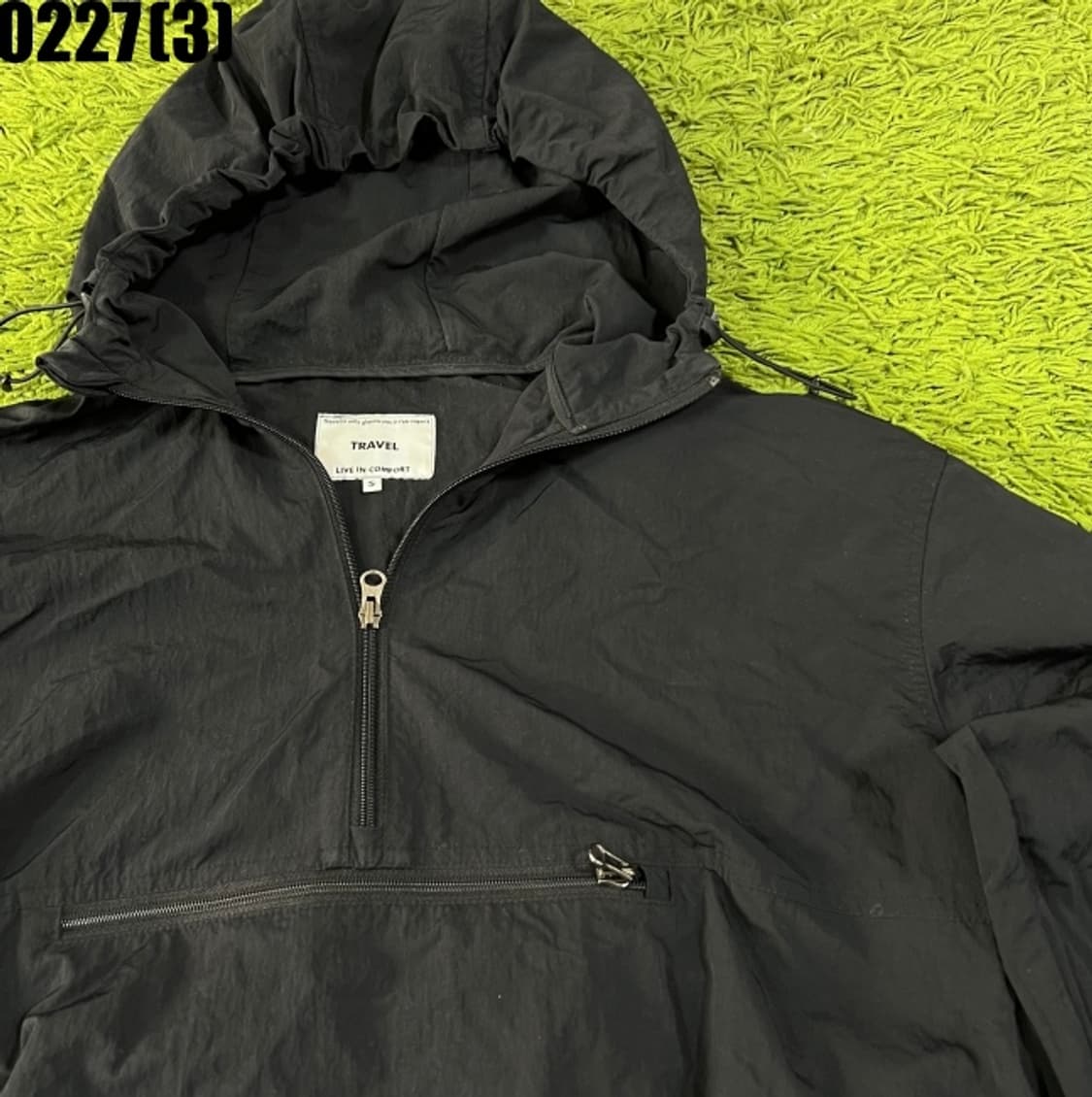 트래블 바람막이 반집업 아노락 상품이미지2