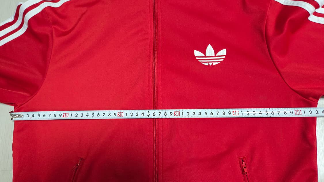 (착샷) 아디다스 파이어버드 져지 트랙탑 레드  상품이미지7
