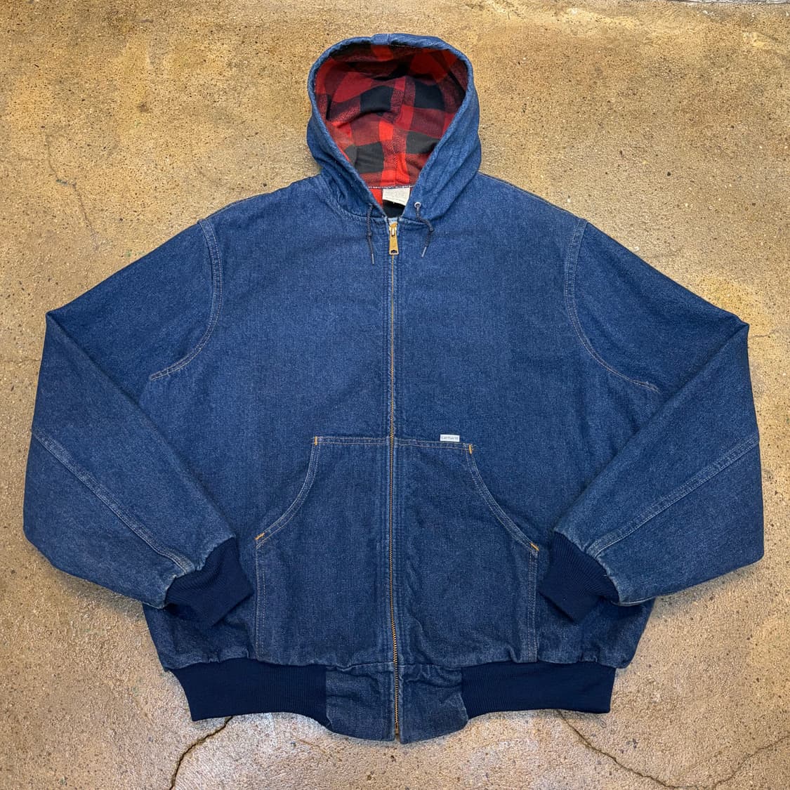 89s Made in USA 빈티지 칼하트 100주년 기념 덕액티브자켓 상품이미지1