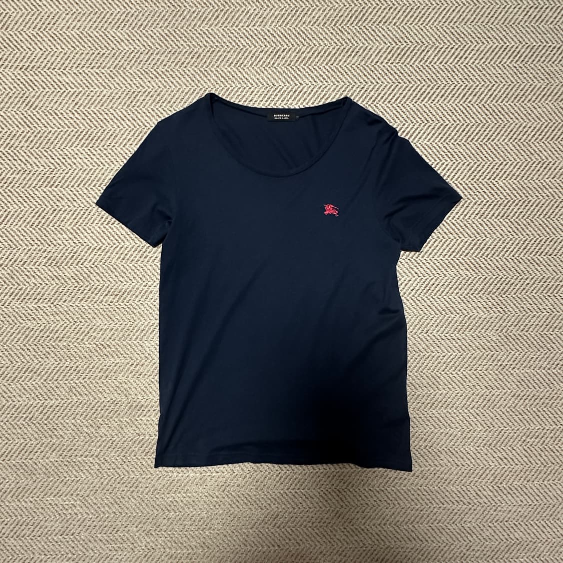 BURBERRY black label t-shirt navy 상품이미지2