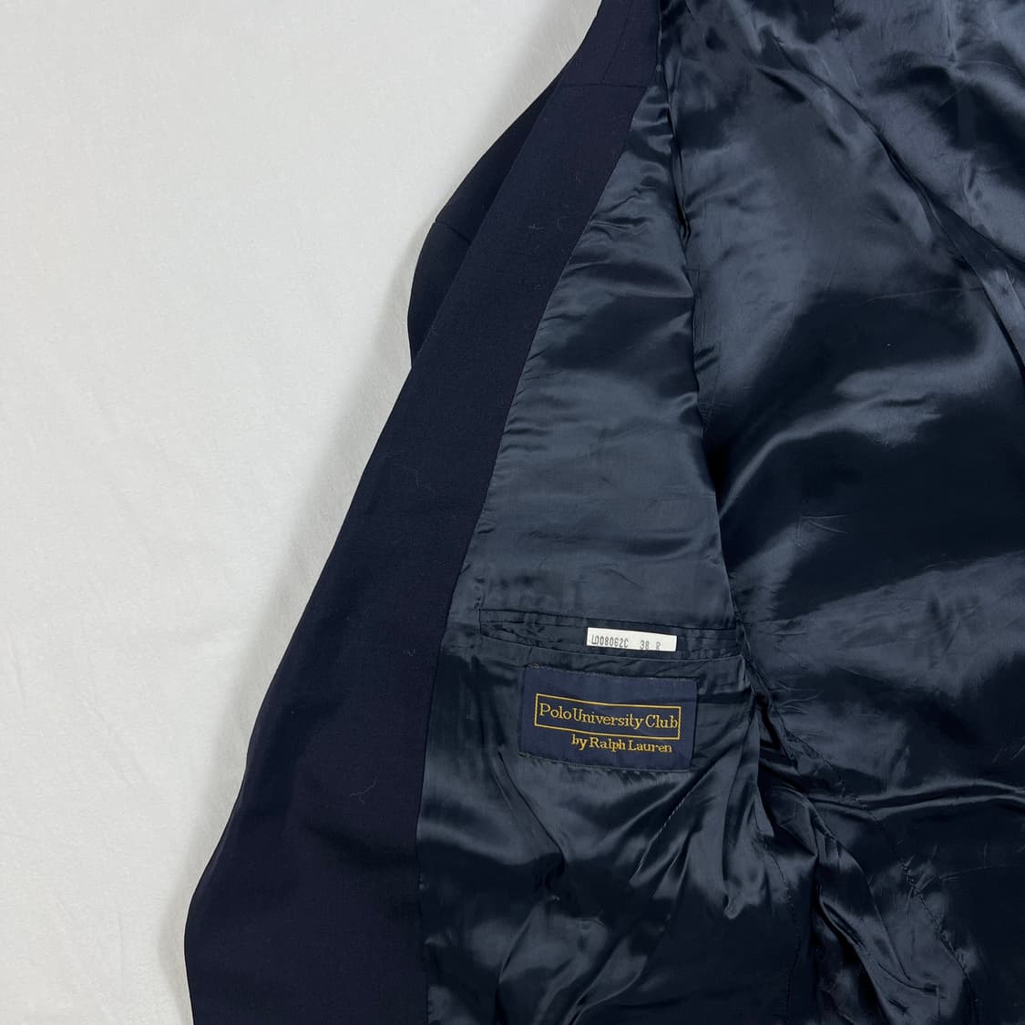 80‘s 폴로 유니버시티 클럽 랄프로렌 더블 블레이저 자켓 상품이미지8
