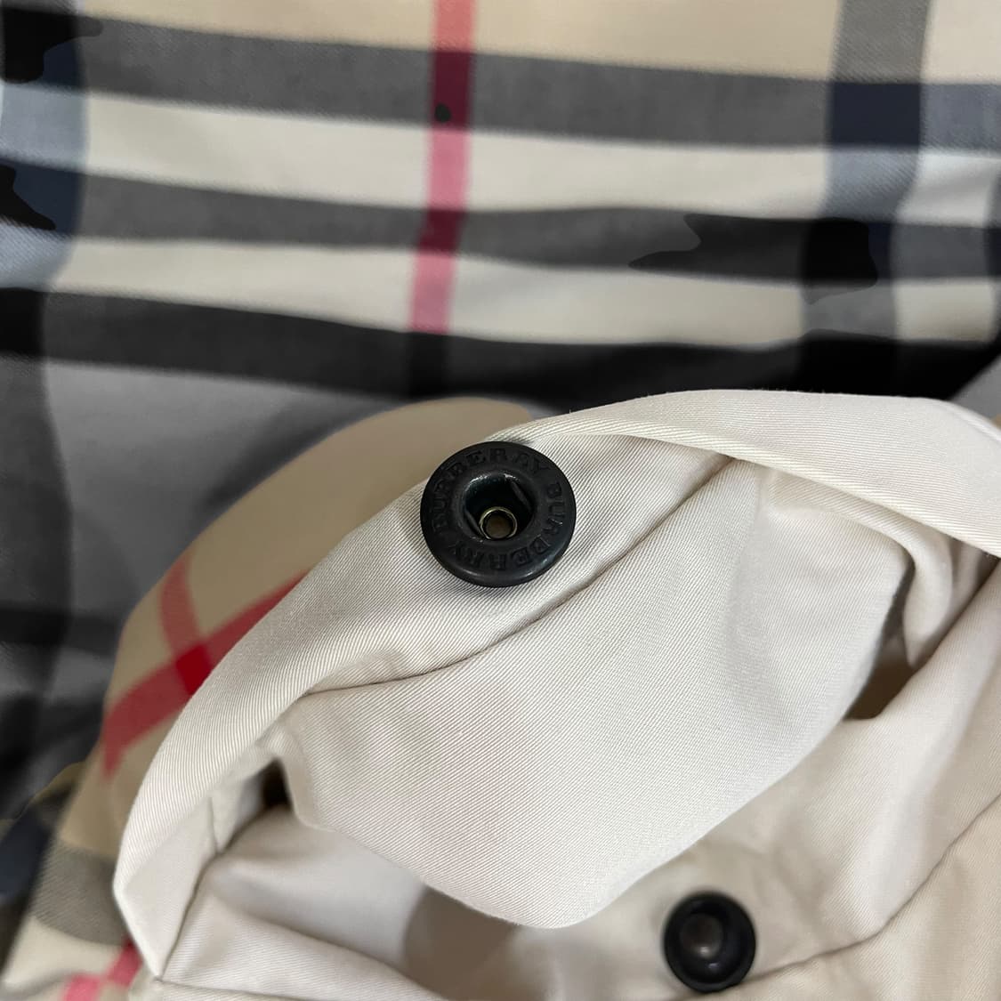 버버리 Burberry 기마 자수 로고 블루종 자켓 베이지 상품이미지9