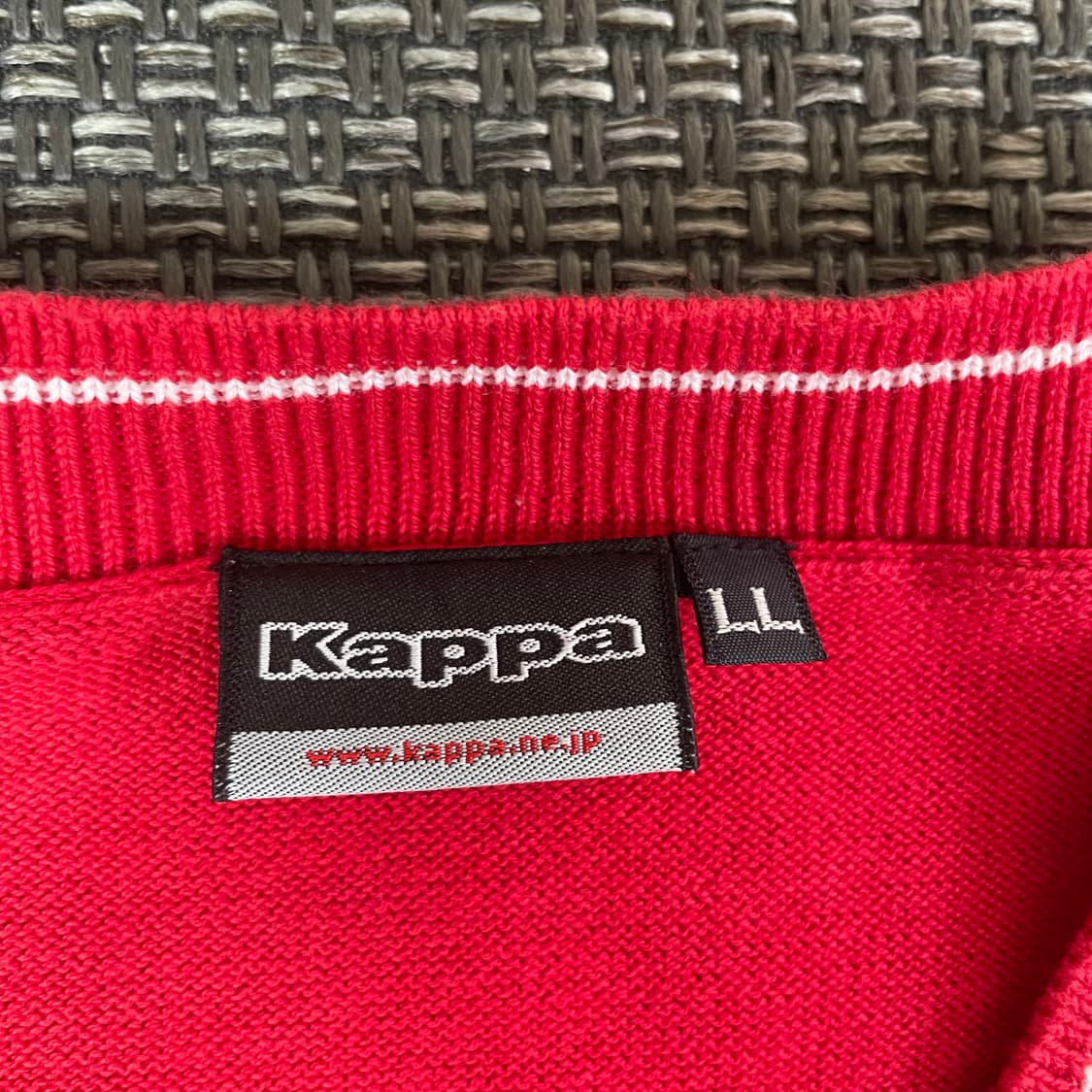 카파 KG 레드 컬러 골프 베스트 LL 상품이미지4