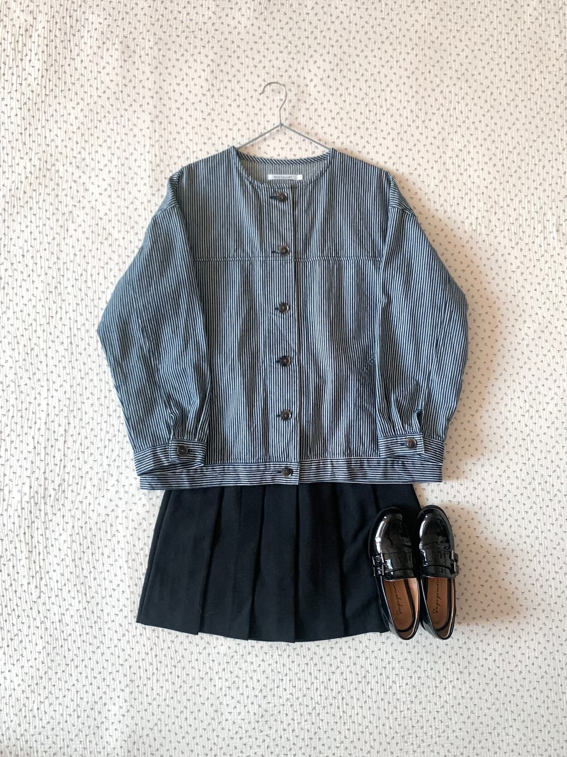 SUN VALLEY 히코리 블루 스트라이프 자켓 상품이미지1