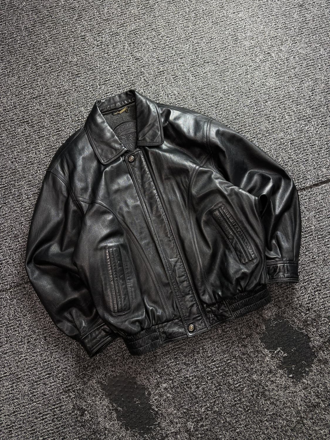 클래식 아카이브 램스킨 양가죽 레더 봄버 자켓 3506 상품이미지1