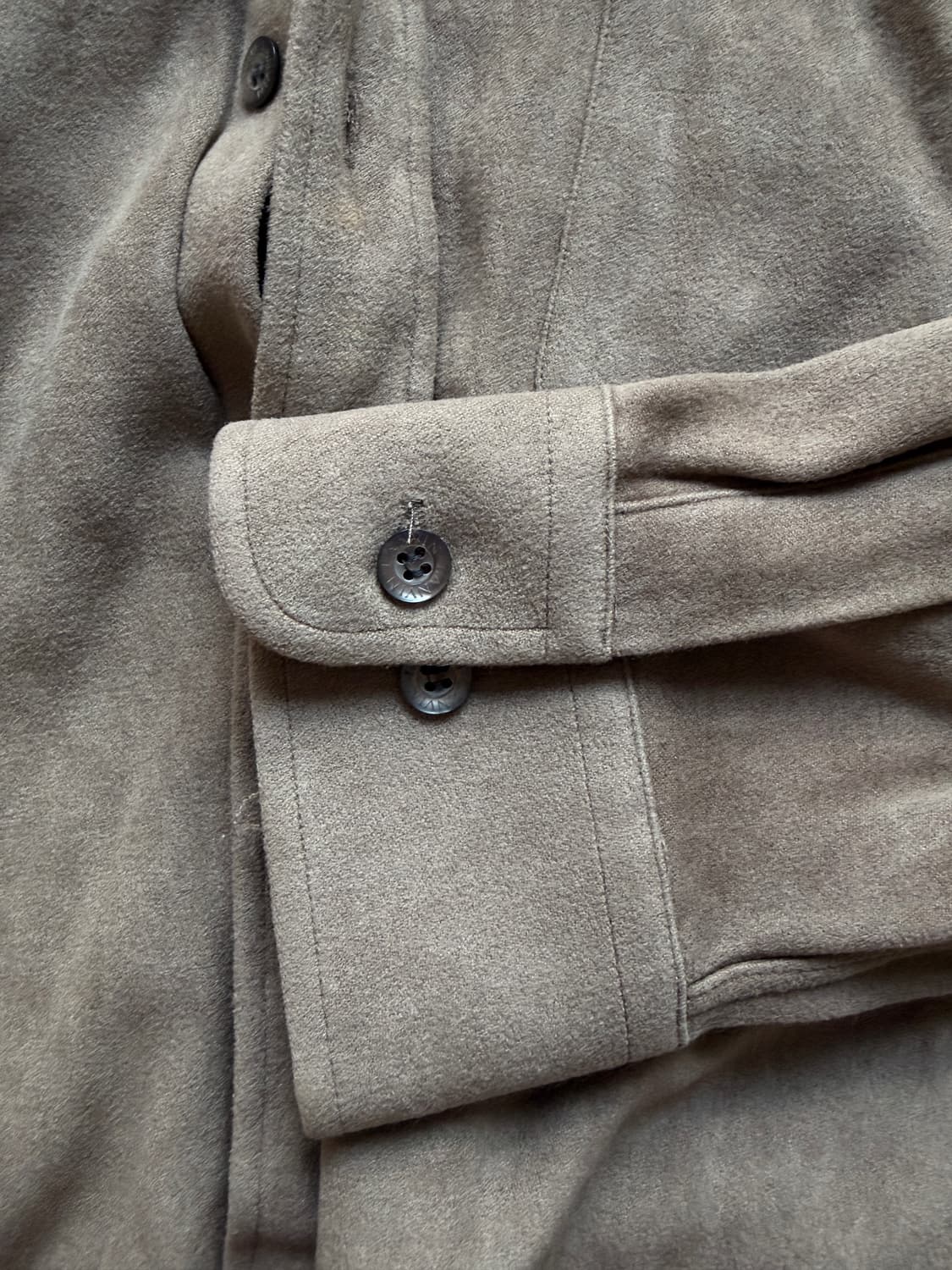 랑방 울셔츠 (스웨이드느낌남) 105 상품이미지5