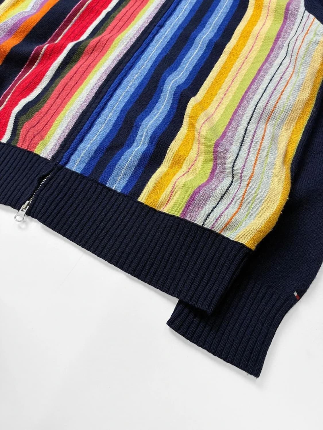 타미힐피거 올드스쿨 멀티컬러 스트라이프 니트 집업] PN5425 상품이미지3