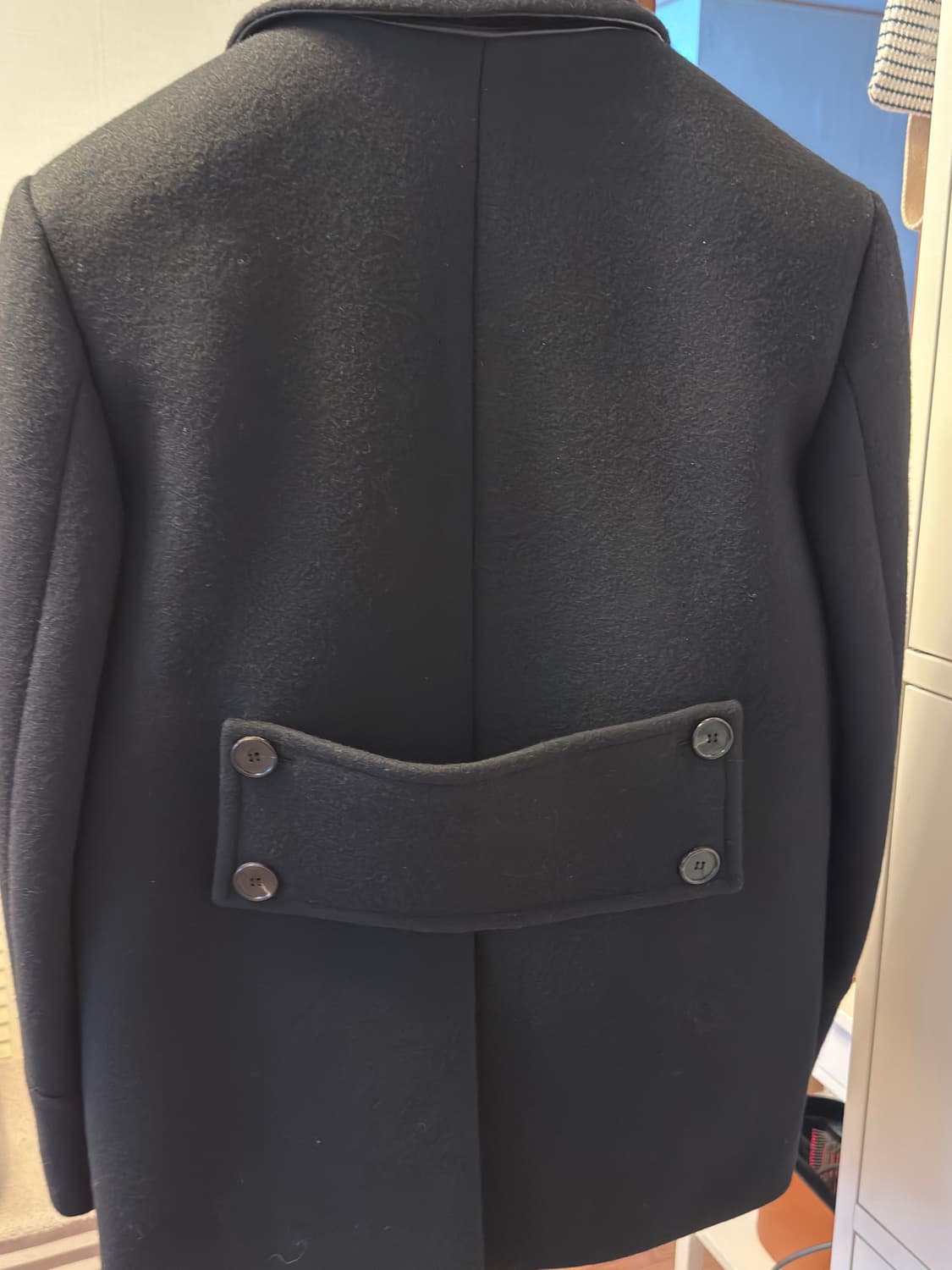 문선 피코트 블랙m색상 판매합니다 상품이미지4