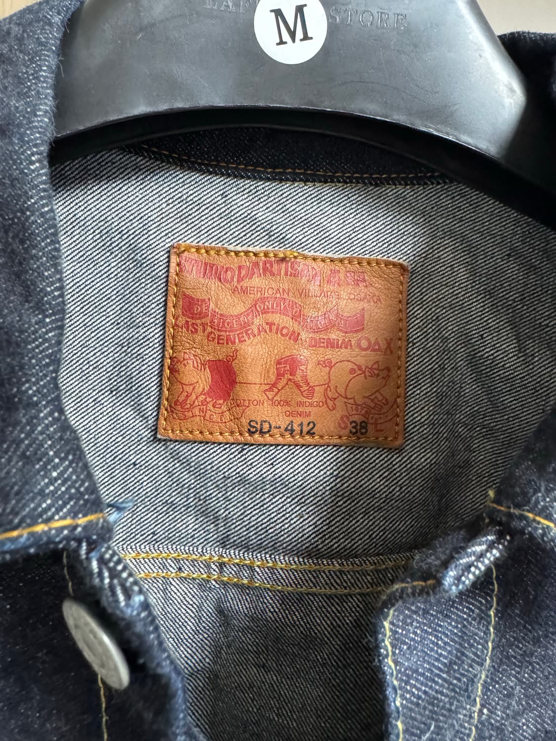 (38) 스튜디오 다치산 SD-412 2세대 데님자켓 상품이미지4