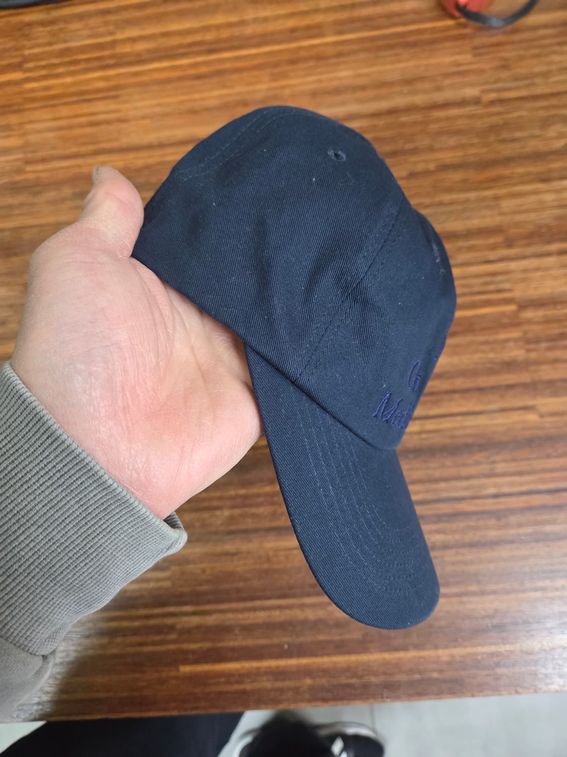 매스노운 타블로이드 워싱 코튼 모자 프리  상품이미지2