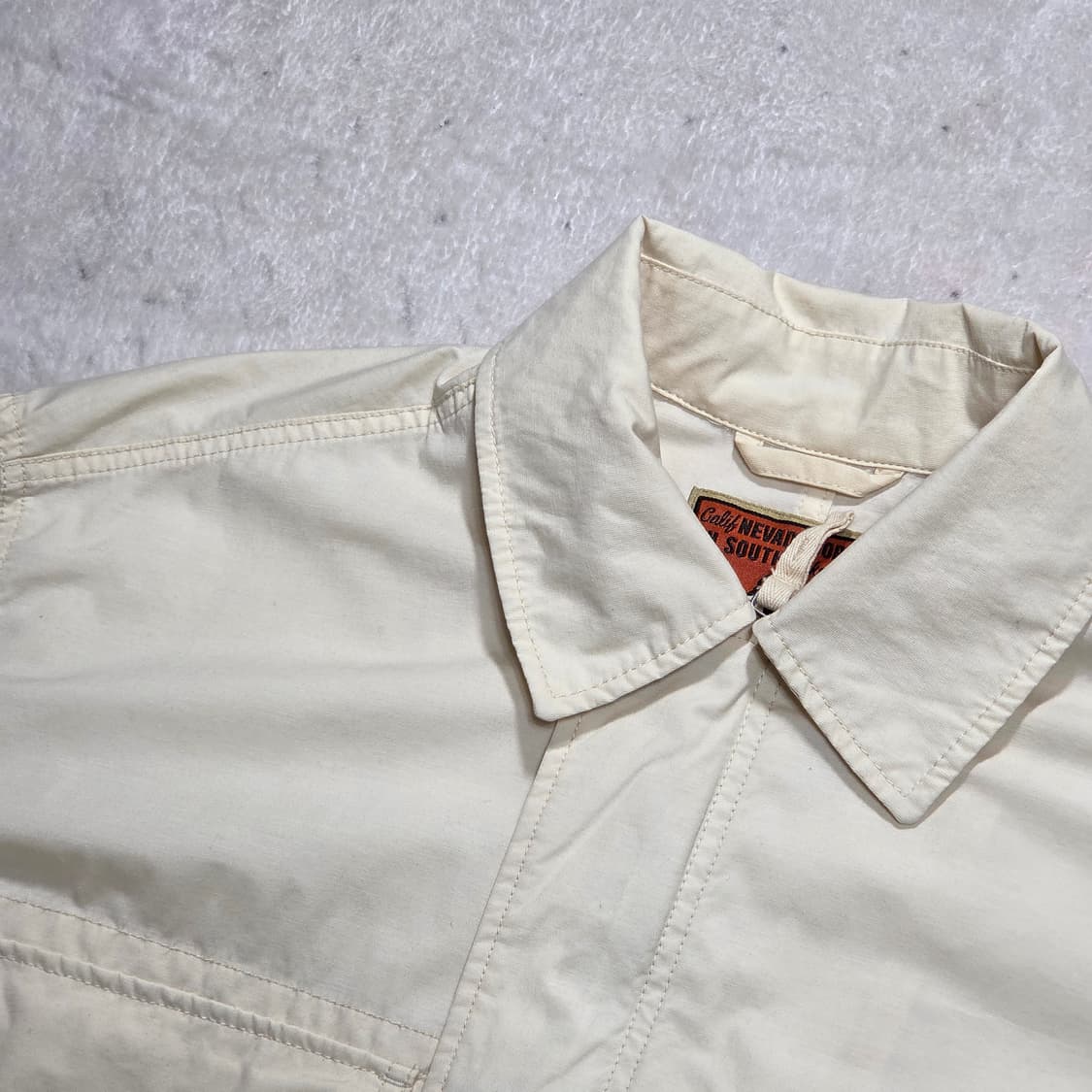 후아유 아이보리 바람막이 야상 자켓 상품이미지2