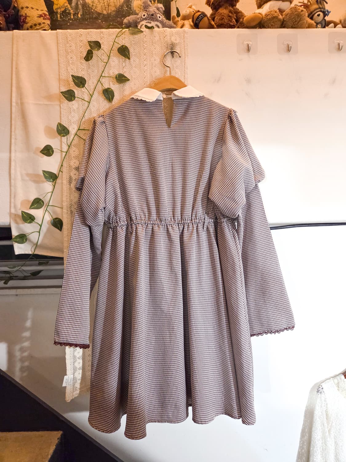 Deary 곰돌이 리본 원피스 [빅사이즈] 상품이미지5