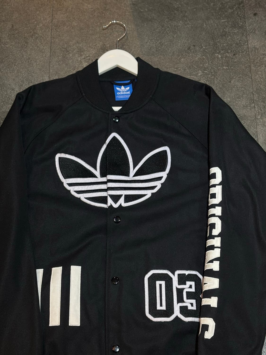 아디다스 바시티 자켓 점퍼 블랙 100사이즈 상품이미지4