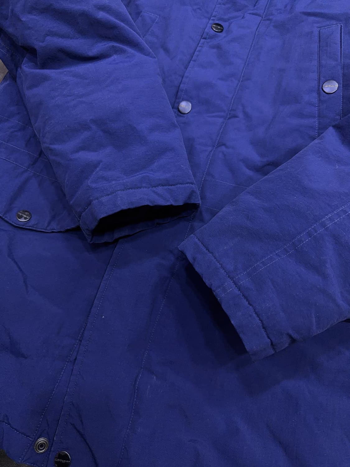 칼하트 WIP 앵커리지 파카 야상 패딩점퍼 네이비 M 상품이미지7