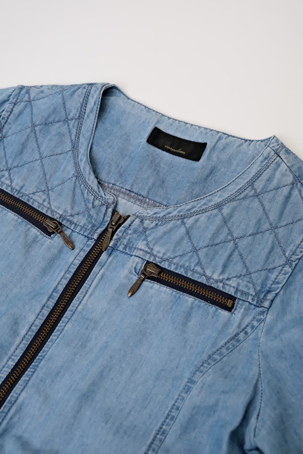 Light Denim Zip-up Jacket 90 상품이미지4