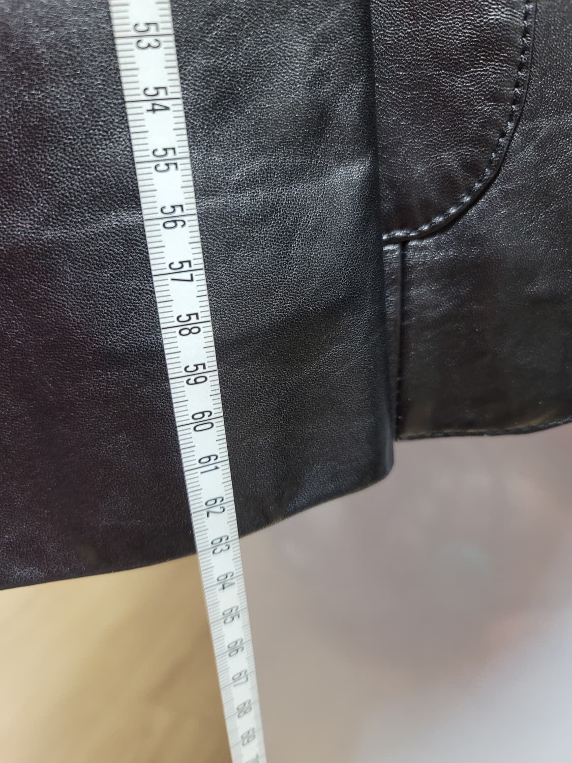 PRADA 여성 가죽 자켓 블레이져 블랙 EU44 상품이미지7